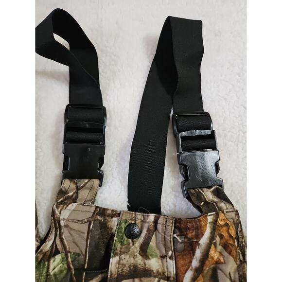 Field and Stream Youth Hunting Overalls Size Medium Insulated Real Tree Great - Picture 4 of 16